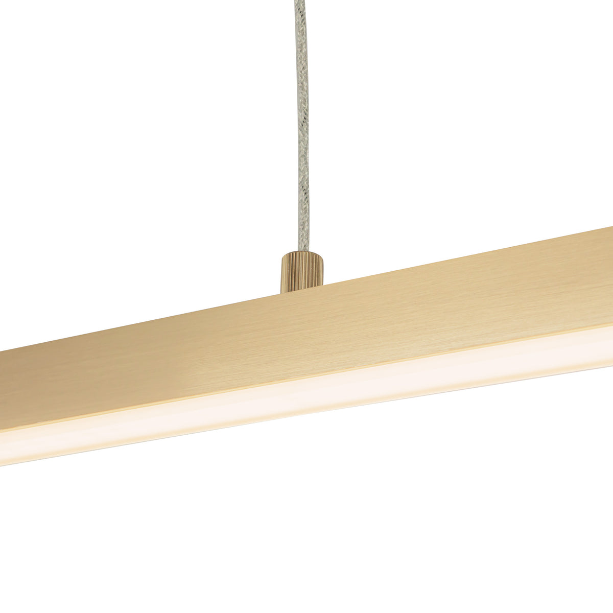 Suspension linéaire Vega Or brossé, 56", 3000K – vue 3