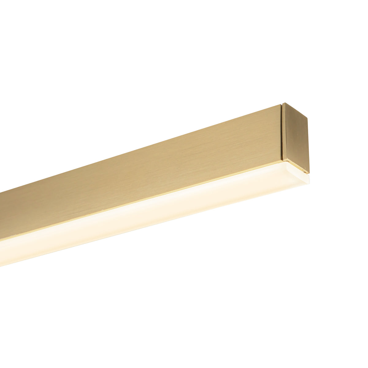 Suspension linéaire Vega Or brossé, 56", 3000K – vue 4