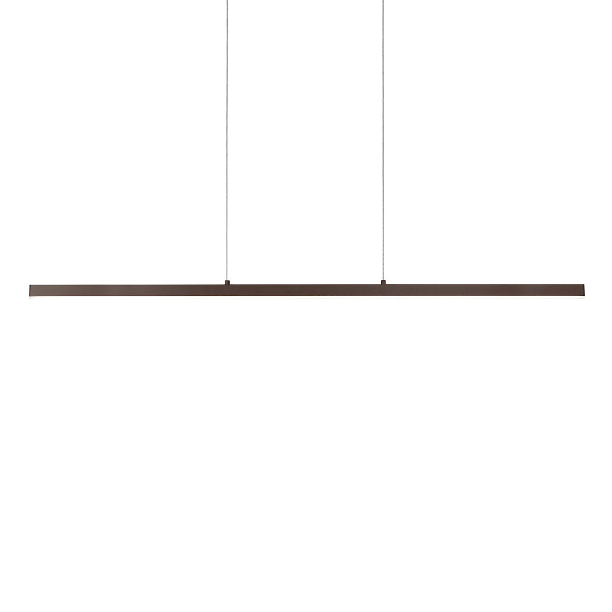 Suspension linéaire Vega Noir, 56", 2700K – Kuzco Lighting