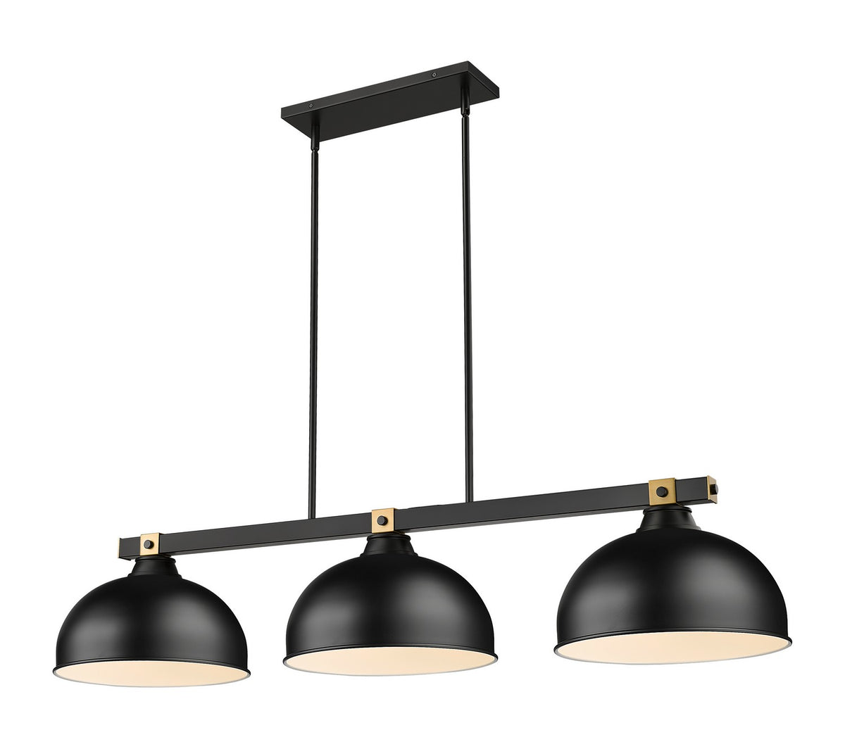 Suspension linéaire Bronte Noir mat, 13" – Z-Lite