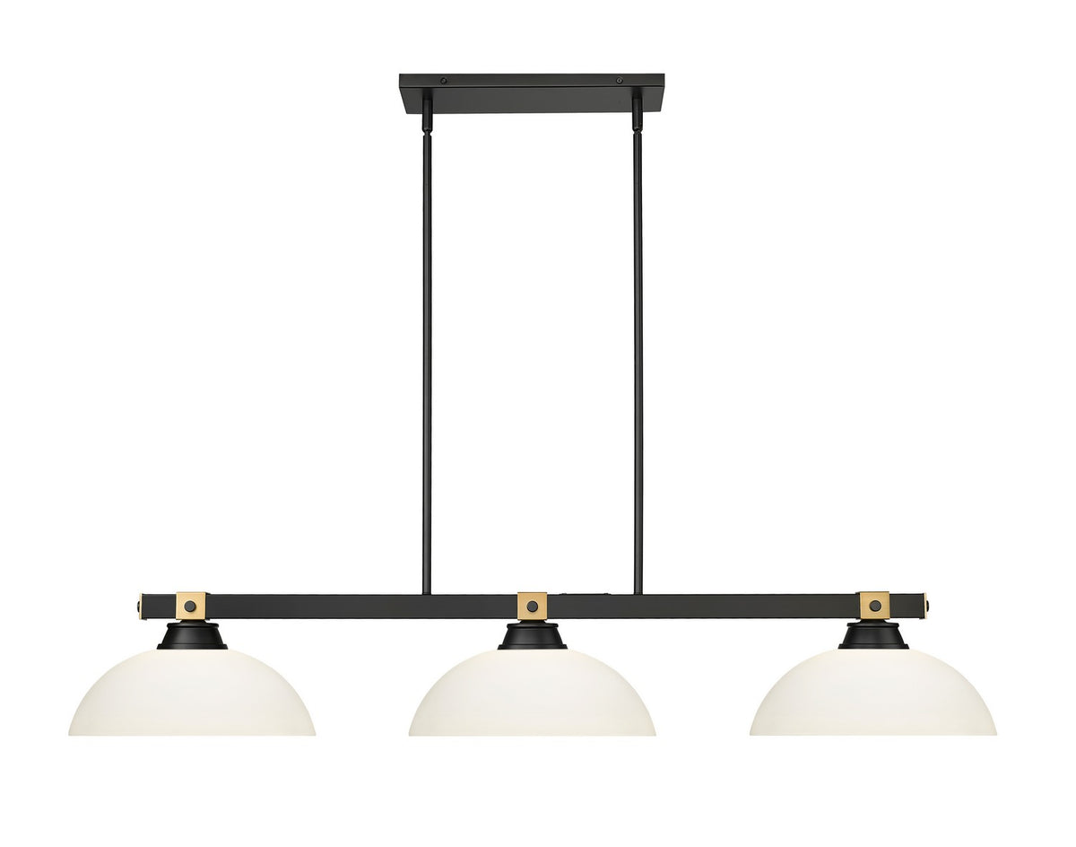 Suspension linéaire Bronte Opale mate, 13 1/2" – vue 2