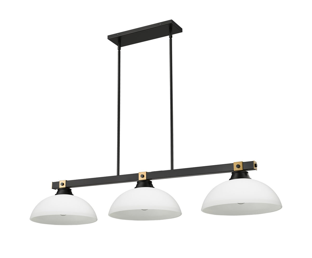 Suspension linéaire Bronte Opale mate, 13 1/2" – vue 4