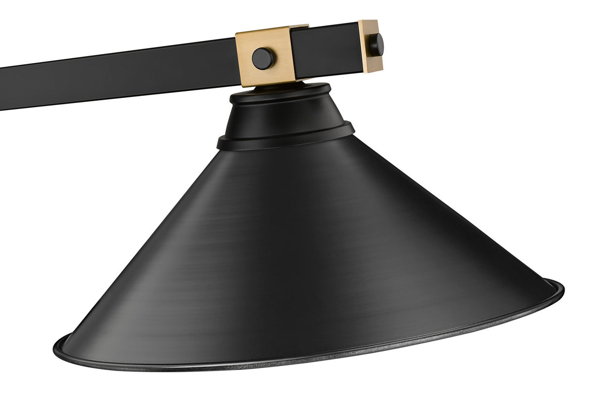 Suspension linéaire Bronte Noir mat, 15 1/4" – vue 5