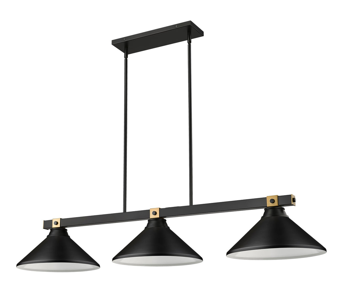Suspension linéaire Bronte Noir mat, 14" – vue 4