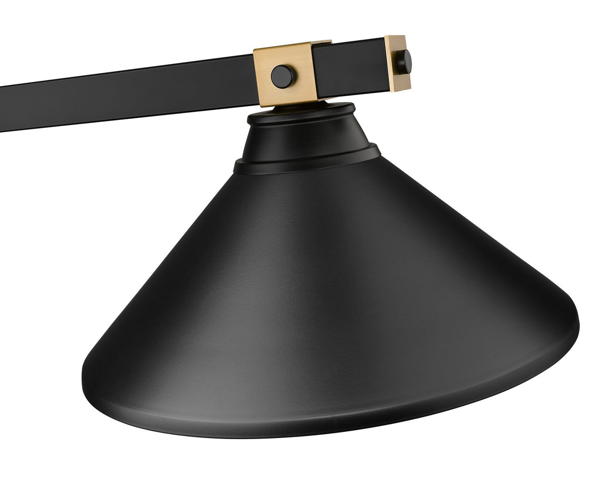 Suspension linéaire Bronte Noir mat, 14" – vue 5