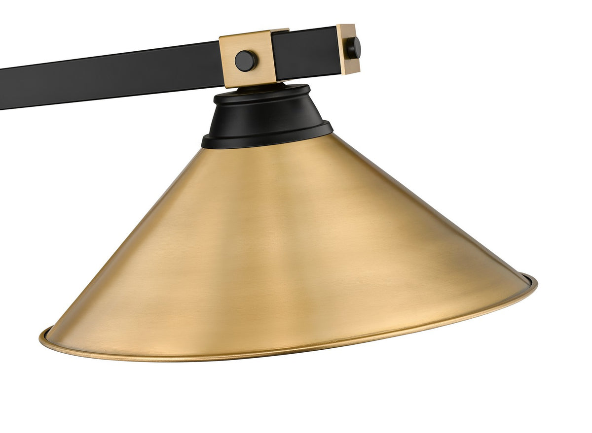 Suspension linéaire Bronte Laiton frotté, 15 1/4" – vue 5