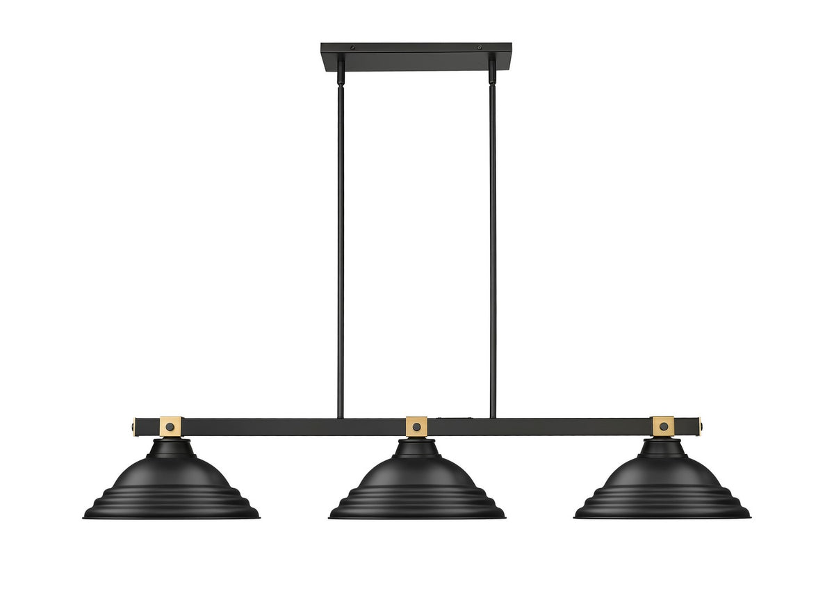 Suspension linéaire Bronte Noir mat, 16" – vue 2