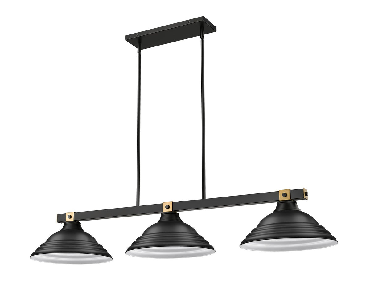 Suspension linéaire Bronte Noir mat, 16" – vue 4