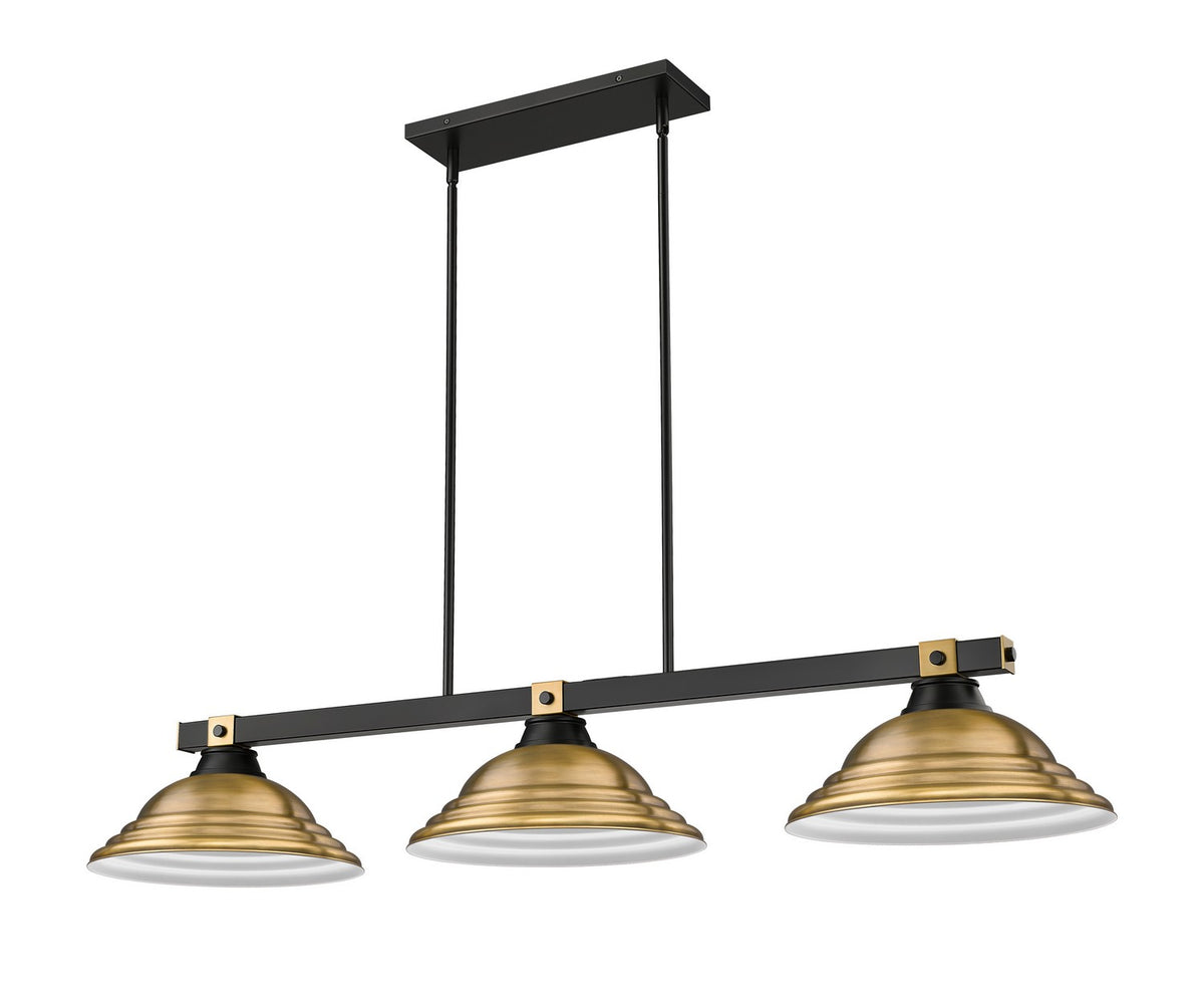 Suspension linéaire Bronte Laiton frotté, 16" – vue 4