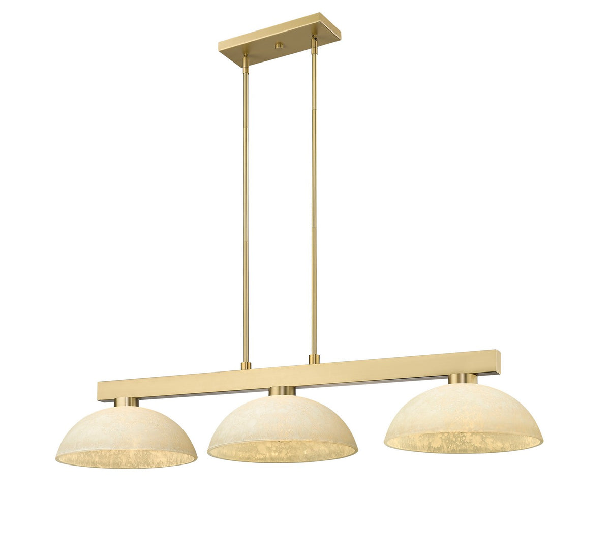 Suspension linéaire Cobalt Moucheté doré, 13 1/2" – Z-Lite