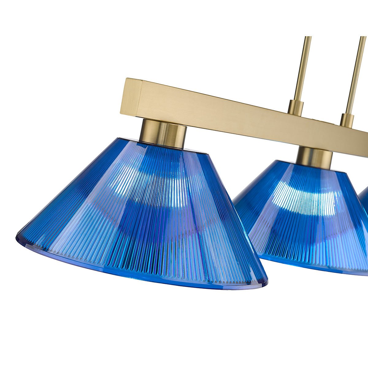 Lampe de billard Cobalt - Or moderne Bleu foncé 14 1/4" by Z - Lite | Luminaires & cie
