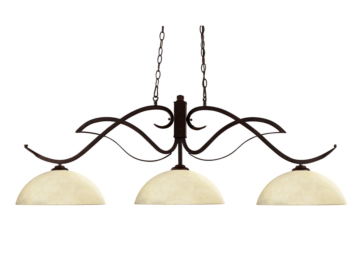 Suspension linéaire Phoenix Moucheté doré, 14" – Z-Lite