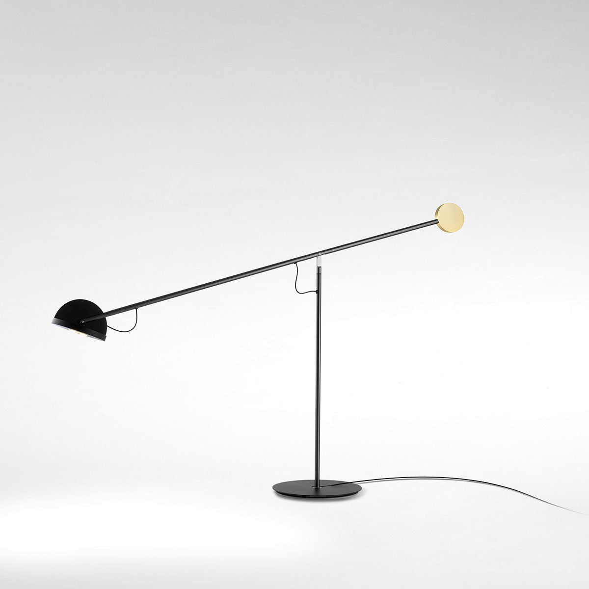 Lampe de bureau Copérnica - Graphite - Chrome Mat by Marset | Luminaires & cie