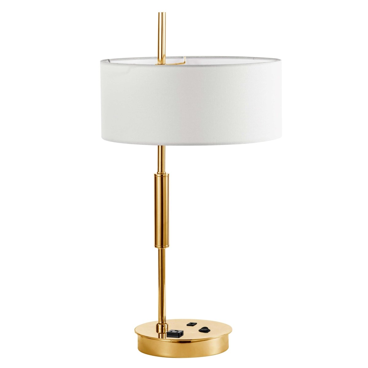 Lampe de bureau Fitzgerald - Laiton vieilli by Dainolite | Luminaires & cie
