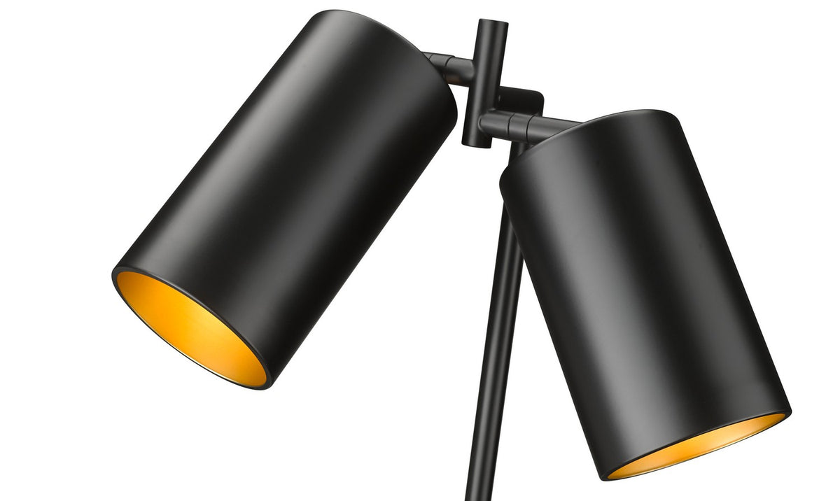 Lampe de bureau Lumina Noir mat – vue 3