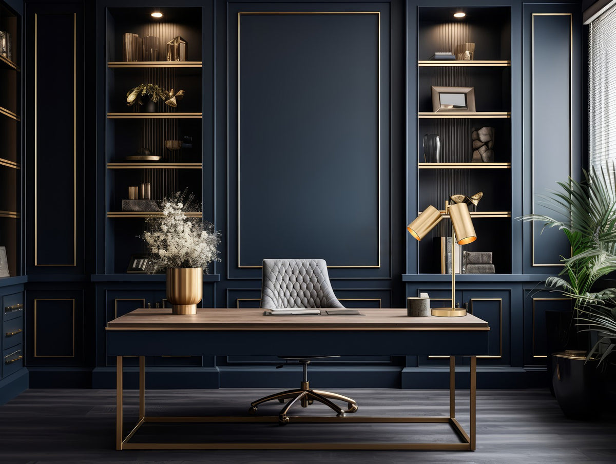 Lampe de bureau Lumina Or moderne – vue 7
