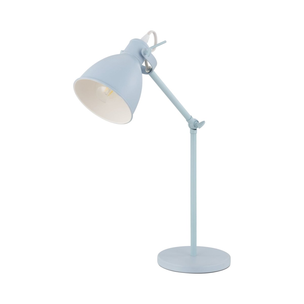 Lampe de bureau Priddy - P - Bleu pastel pâle by Eglo | Luminaires & cie