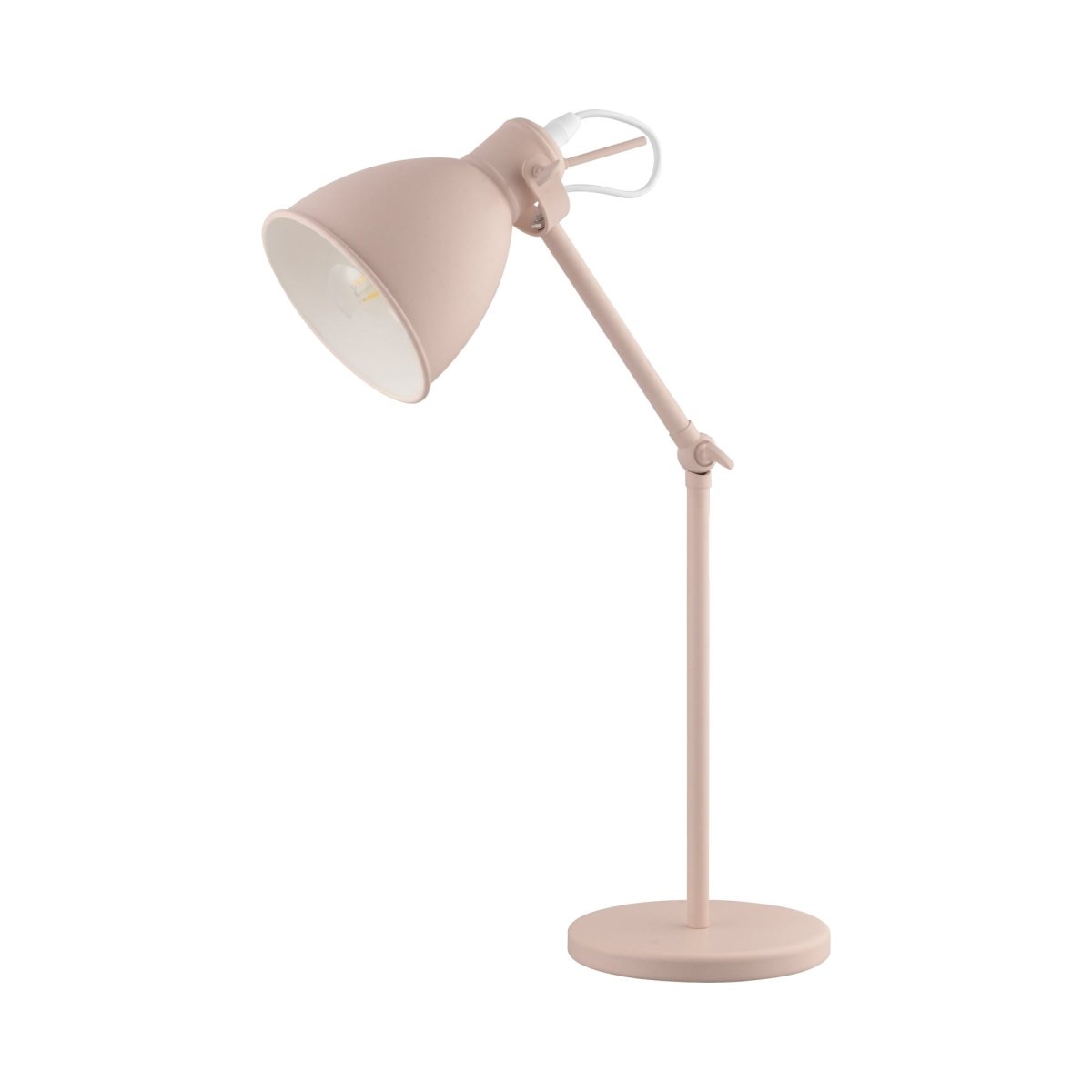 Lampe de bureau Priddy - P - Abricot pastel by Eglo | Luminaires & cie