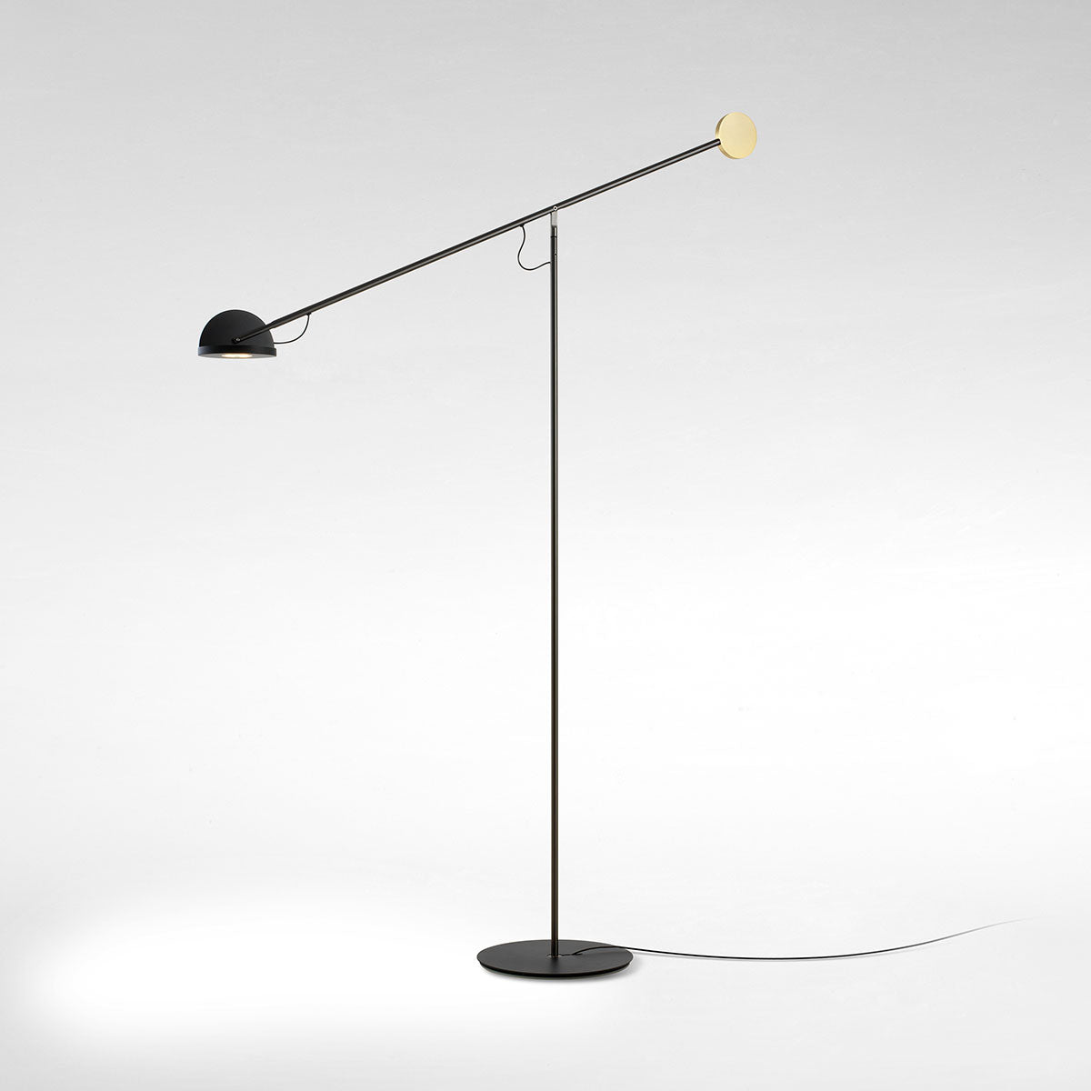 Lampe de lecture Copérnica - Graphite - Chrome Mat by Marset | Luminaires & cie