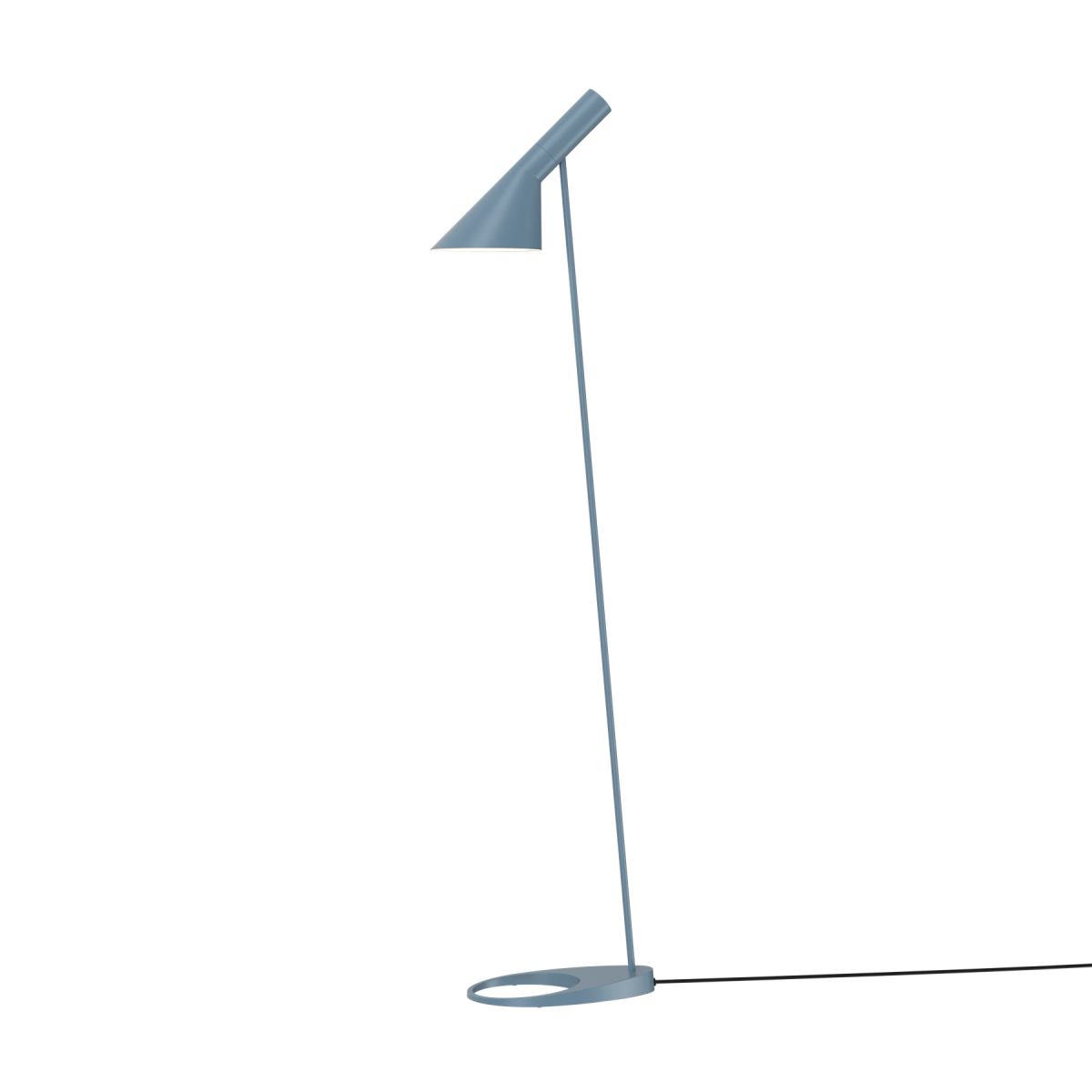 Lampe de plancher AJ - Bleu poussière by Louis Poulsen | Luminaires & cie