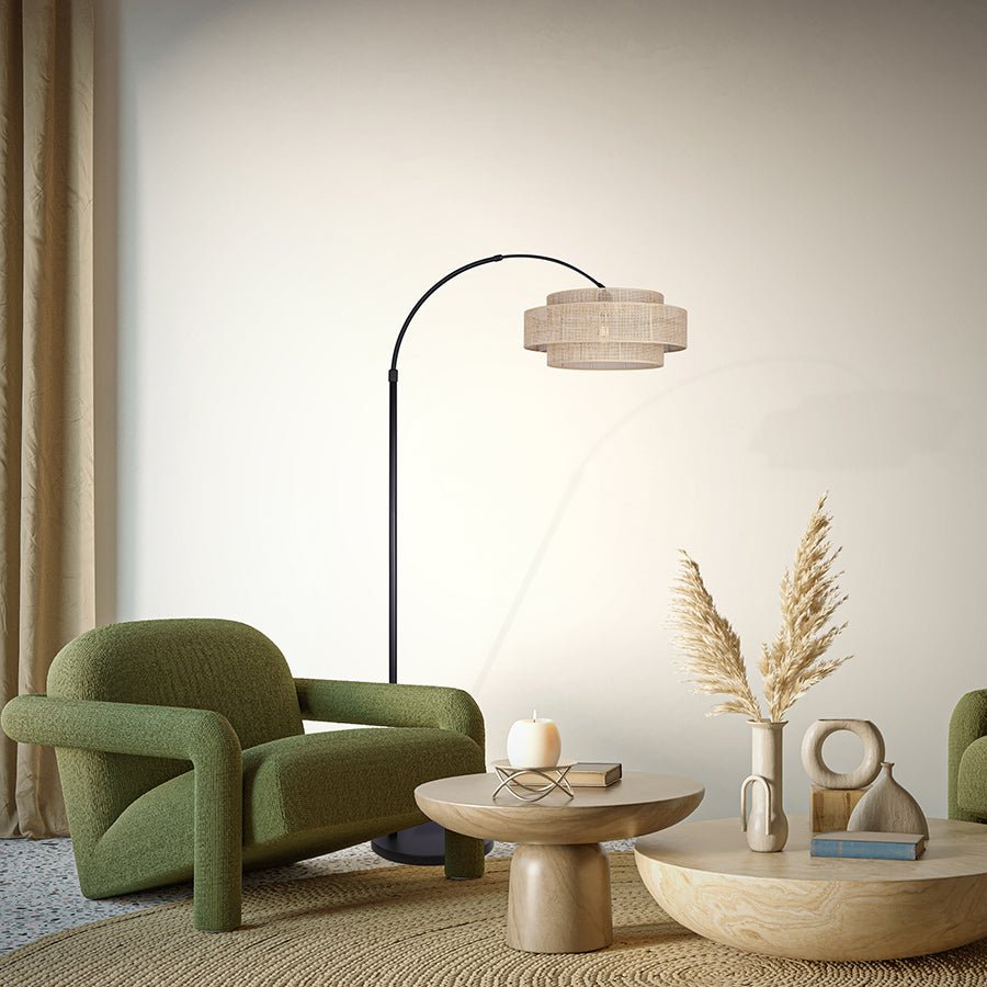 Lampe de plancher Bellamy - Noir mat by Canarm | Luminaires & cie