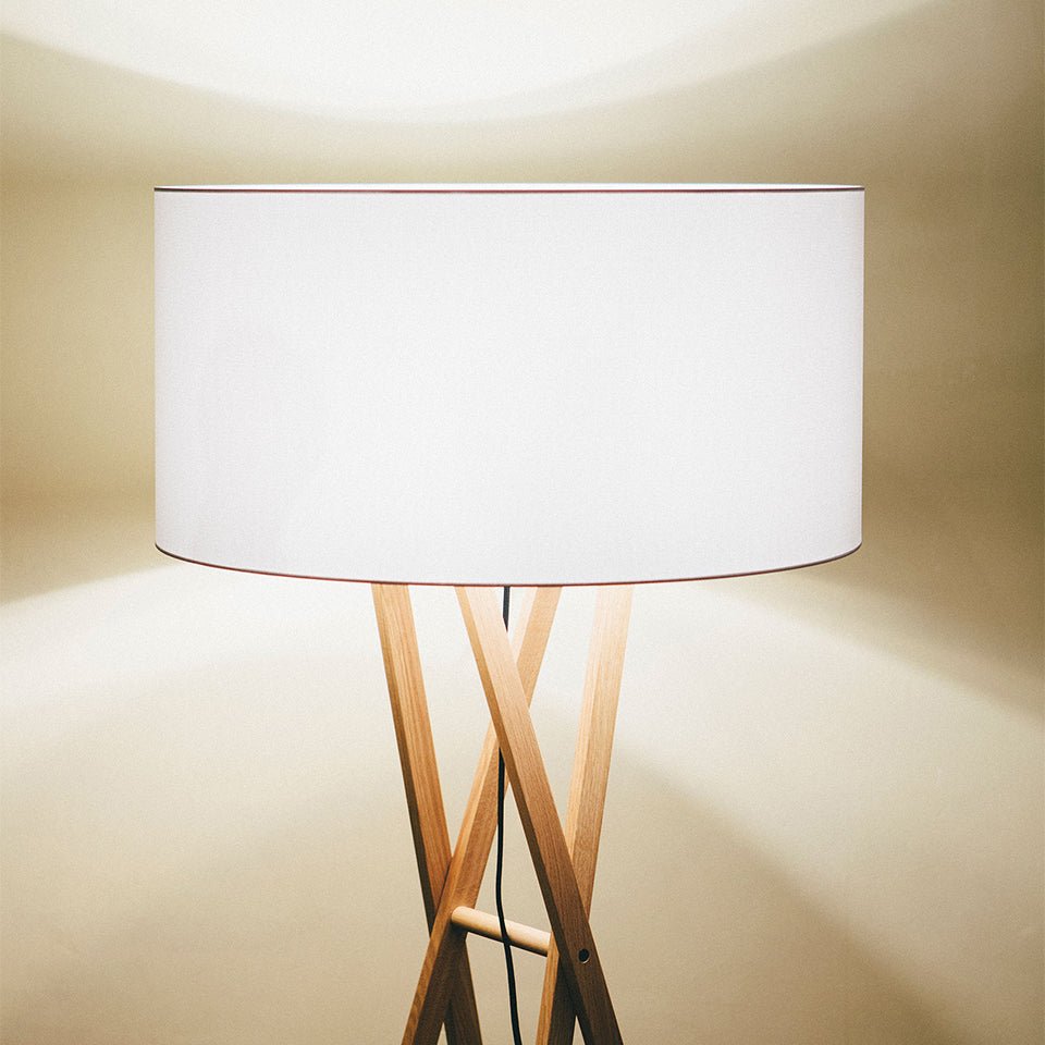 Lampe de plancher Cala - Chêne (65") by Marset | Luminaires & cie