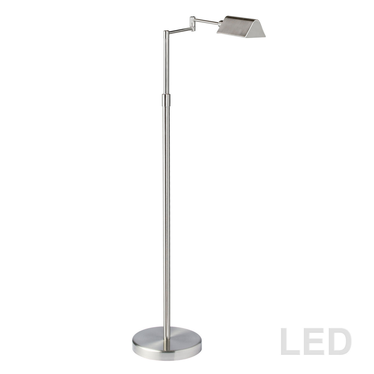 Lampe sur pied 9257LEDF Nickel satiné – Dainolite