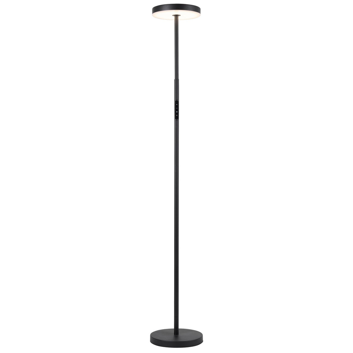 Lampe sur pied Francine Noir sablé – vue 2