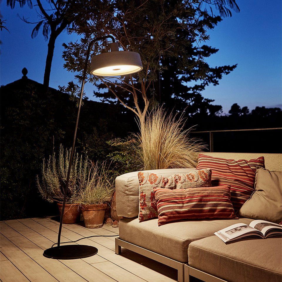 Lampe de plancher extérieure Soho - Blanc by Marset | Luminaires & cie