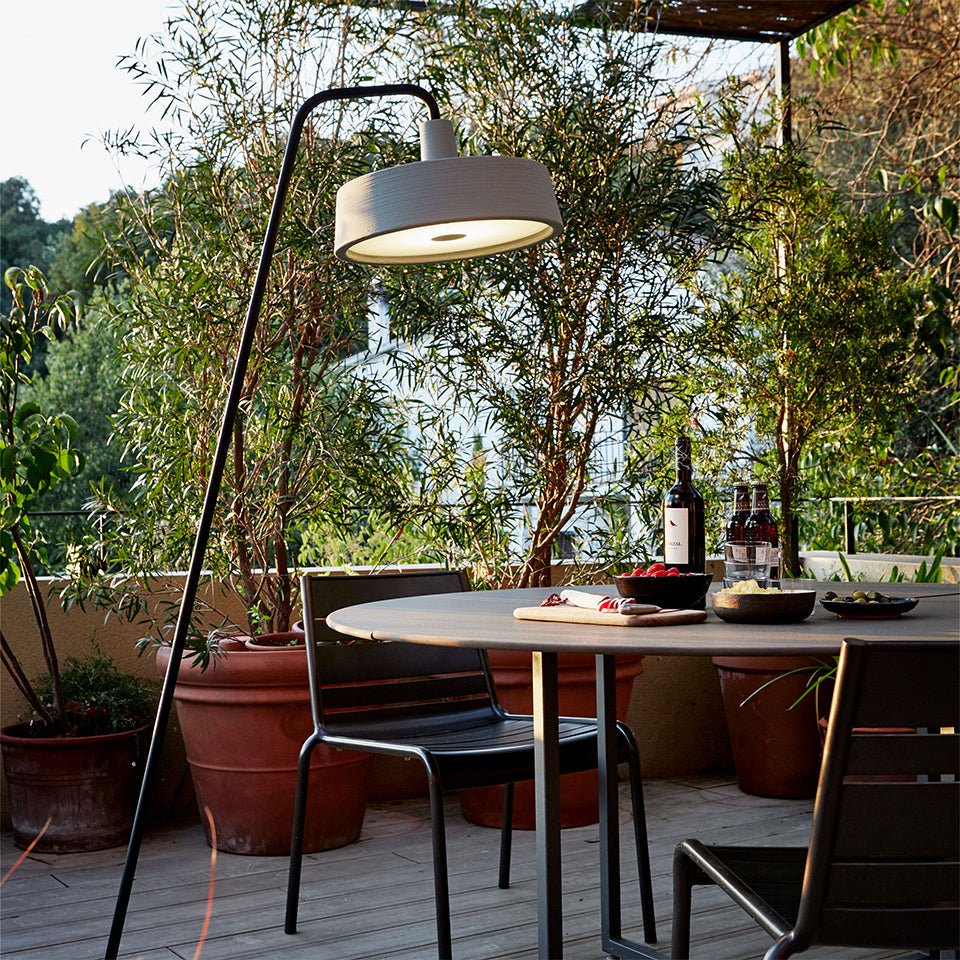 Lampe de plancher extérieure Soho - Noir by Marset | Luminaires & cie