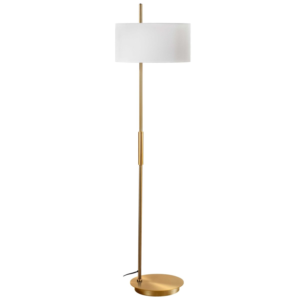 Lampe de plancher Fitzgerald - Laiton vieilli by Dainolite | Luminaires & cie