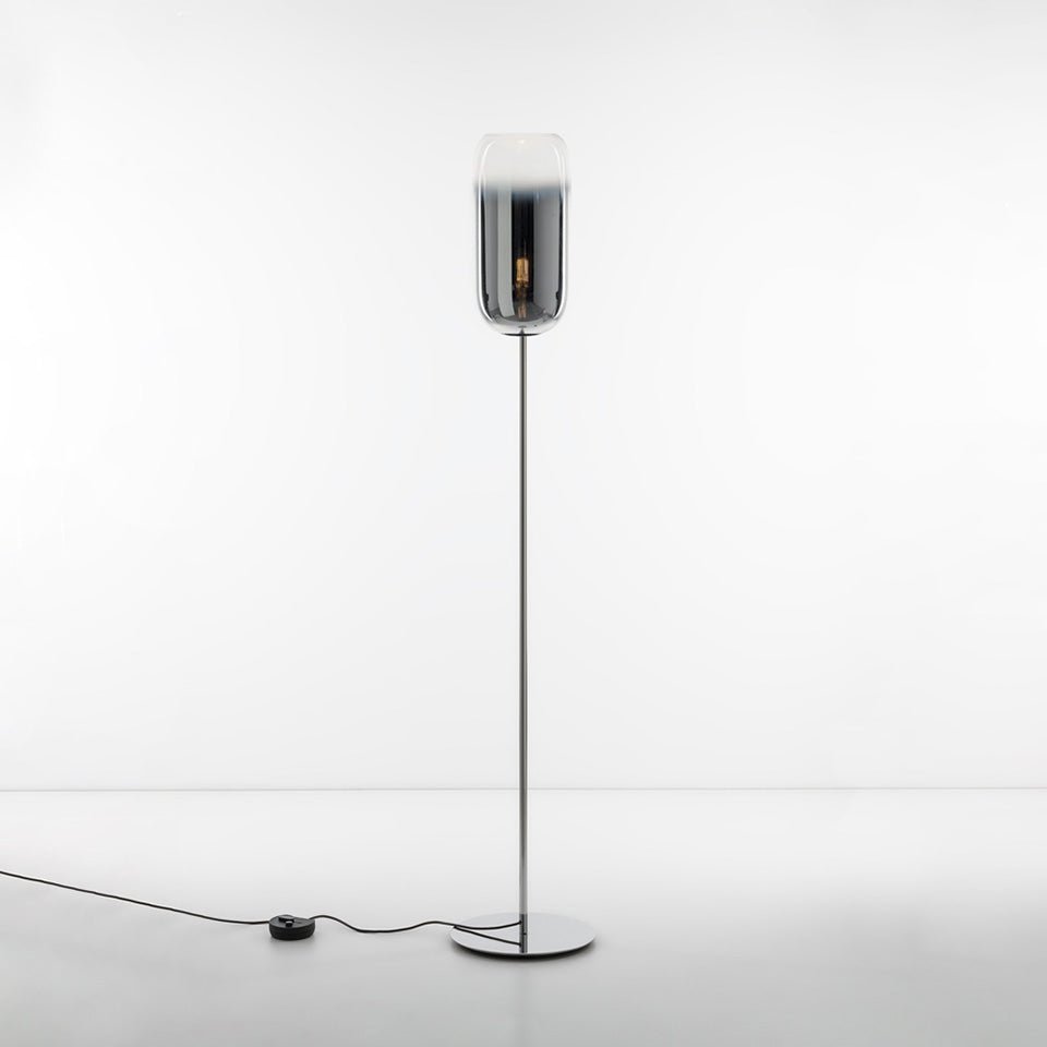 Lampe de plancher Gople - Chrome by Artemide | Luminaires & cie