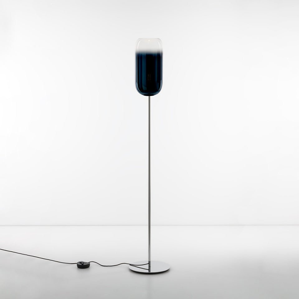 Lampe de plancher Gople - Bleu Sapphire by Artemide | Luminaires & cie