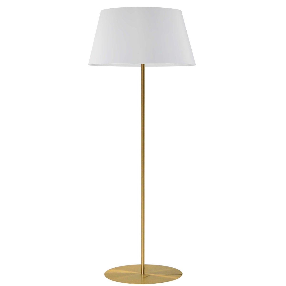 Lampe de plancher Gretchen R - Laiton vieilli Sans table by Dainolite | Luminaires & cie
