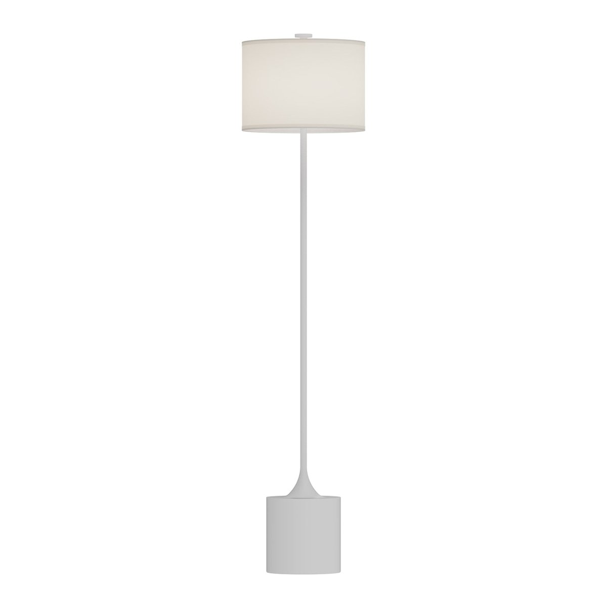 Lampe de plancher Issa - Lin blanc / ivoire by Alora Lighting | Luminaires & cie