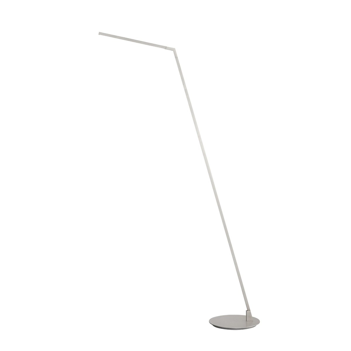 Lampe de plancher Miter - Nickel brossé by Kuzco Lighting | Luminaires & cie