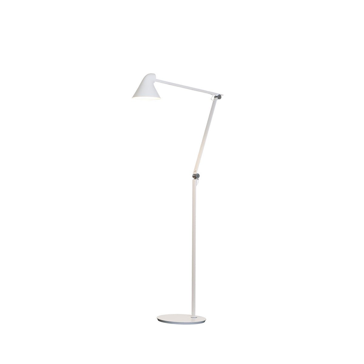 Lampe de plancher NJP - Blanc Blanc Chaud (2700K) by Louis Poulsen | Luminaires & cie