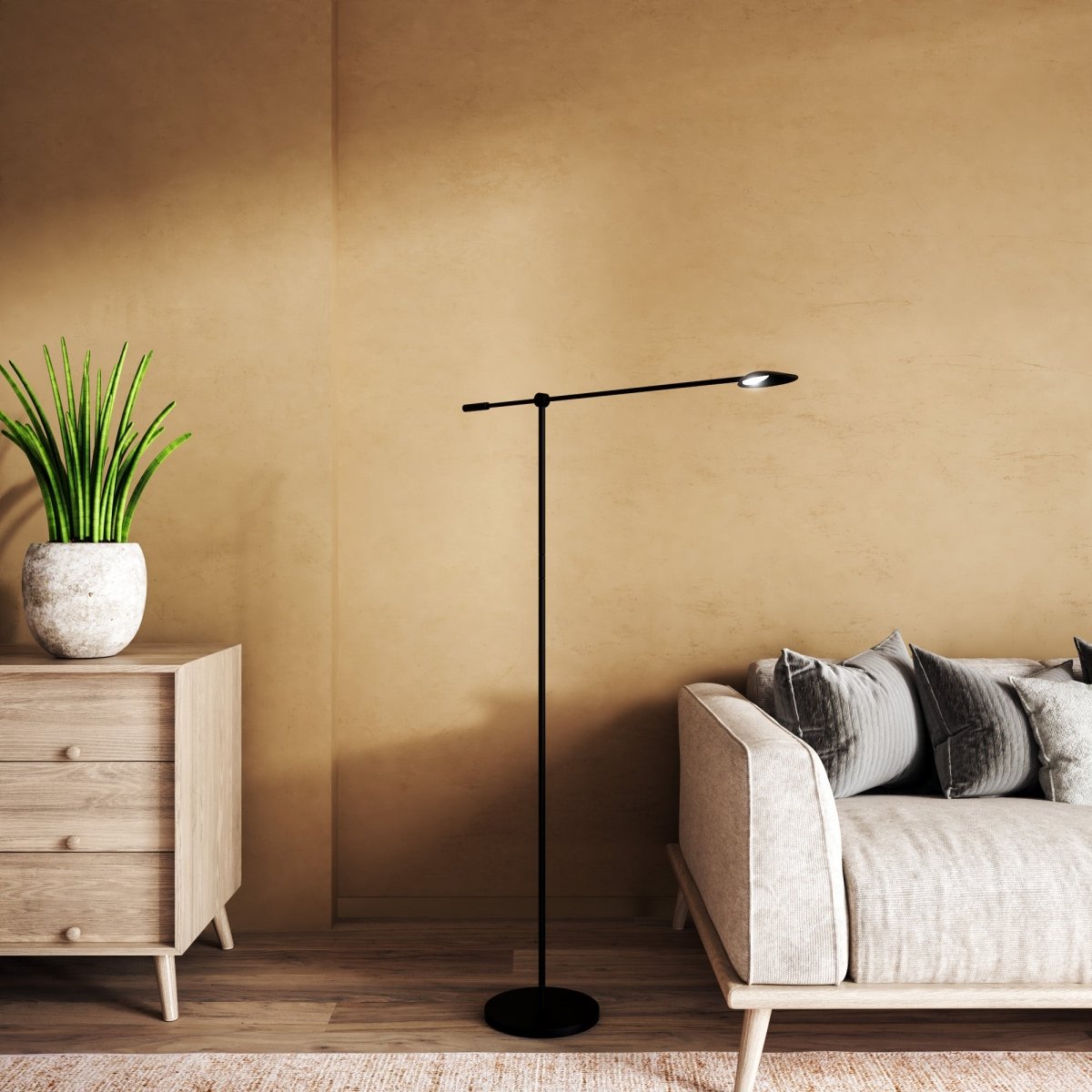 Lampe de plancher Rotaire - by Kuzco Lighting | Luminaires & cie