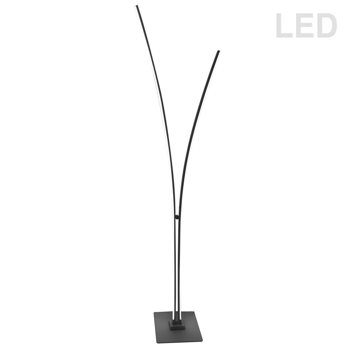 Torchère Vincent Noir / Noir mat – Dainolite