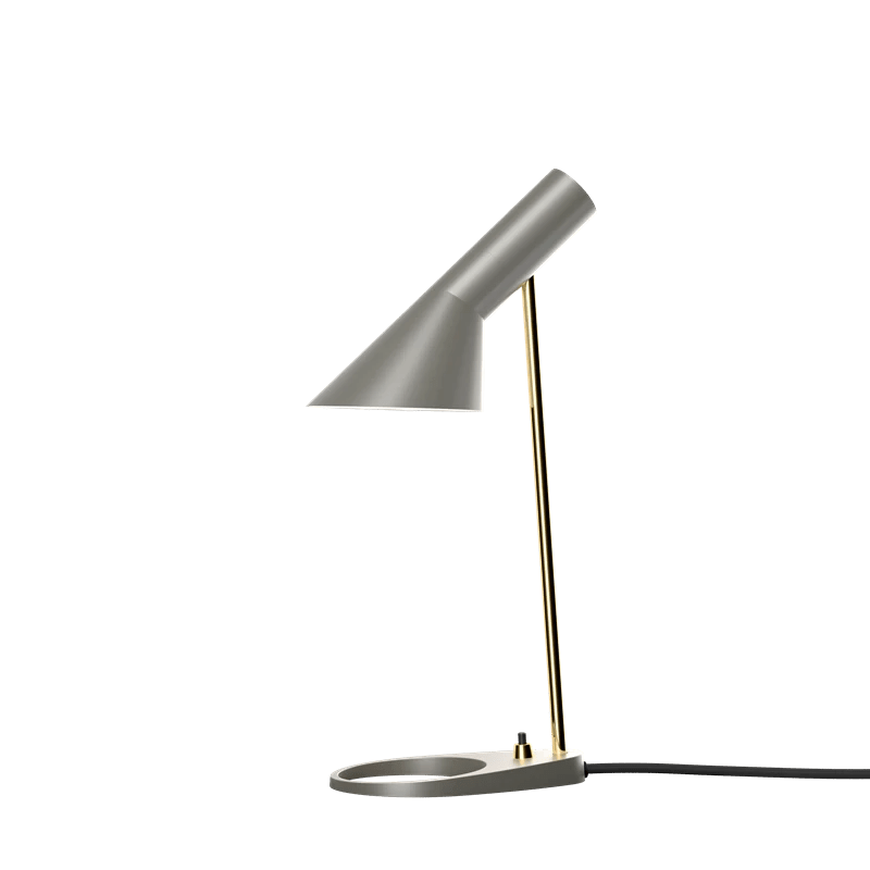 Lampe de table AJ Mini - Gris/Laiton by Louis Poulsen | Luminaires & cie