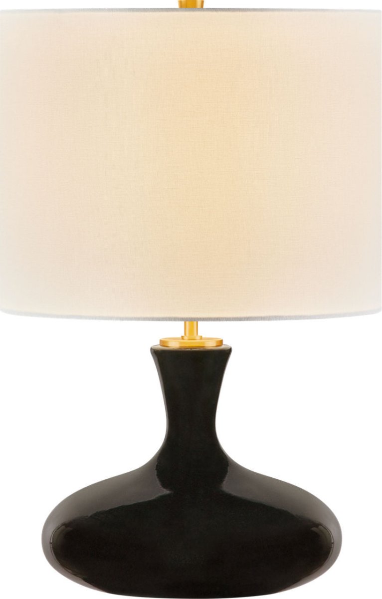 Lampe de table Amber - Céramique noire by Visual Comfort Studio | Luminaires & cie