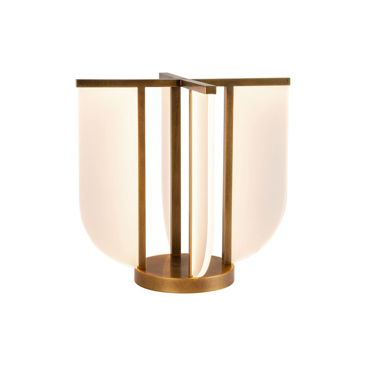 Lampe de table Anders - Laiton vintage by Alora Lighting | Luminaires & cie