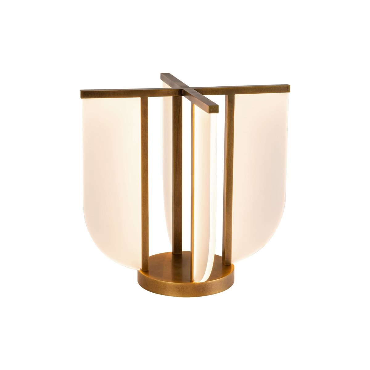 Lampe de table Anders - Laiton vintage by Alora Lighting | Luminaires & cie