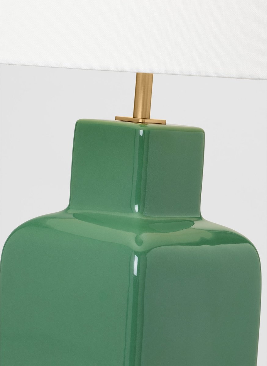 Lampe de table Anderson L - Vert by Visual Comfort Studio | Luminaires & cie