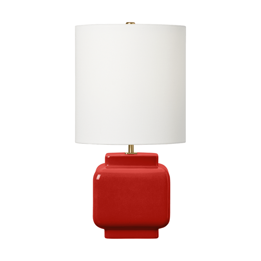 Lampe de table Anderson M - Rouge lucent by Visual Comfort Studio | Luminaires & cie