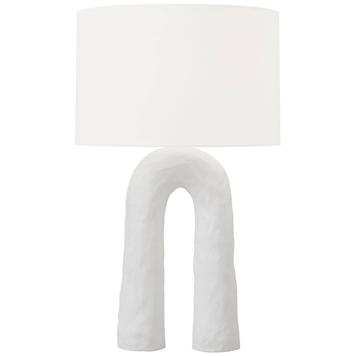 Lampe de table Aura - Céramique blanche mate 17" by Visual Comfort Studio | Luminaires & cie