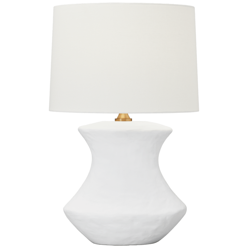 Lampe de table Bone - Céramique blanche mate by Visual Comfort Studio | Luminaires & cie