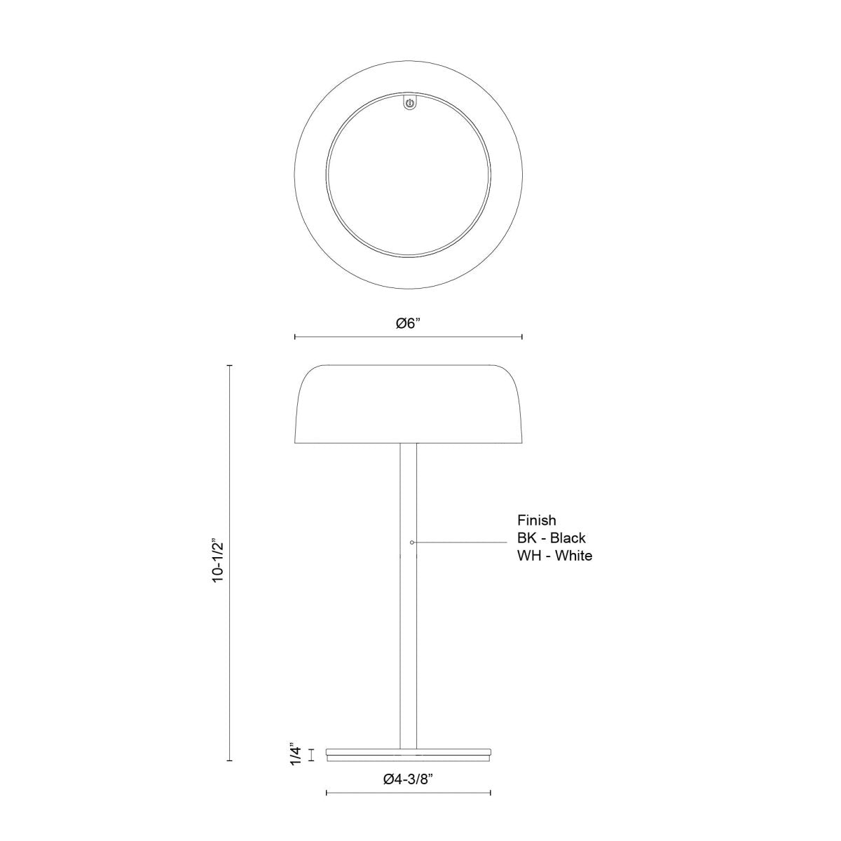 Lampe de table Brilla - Noir by Kuzco Lighting | Luminaires & cie