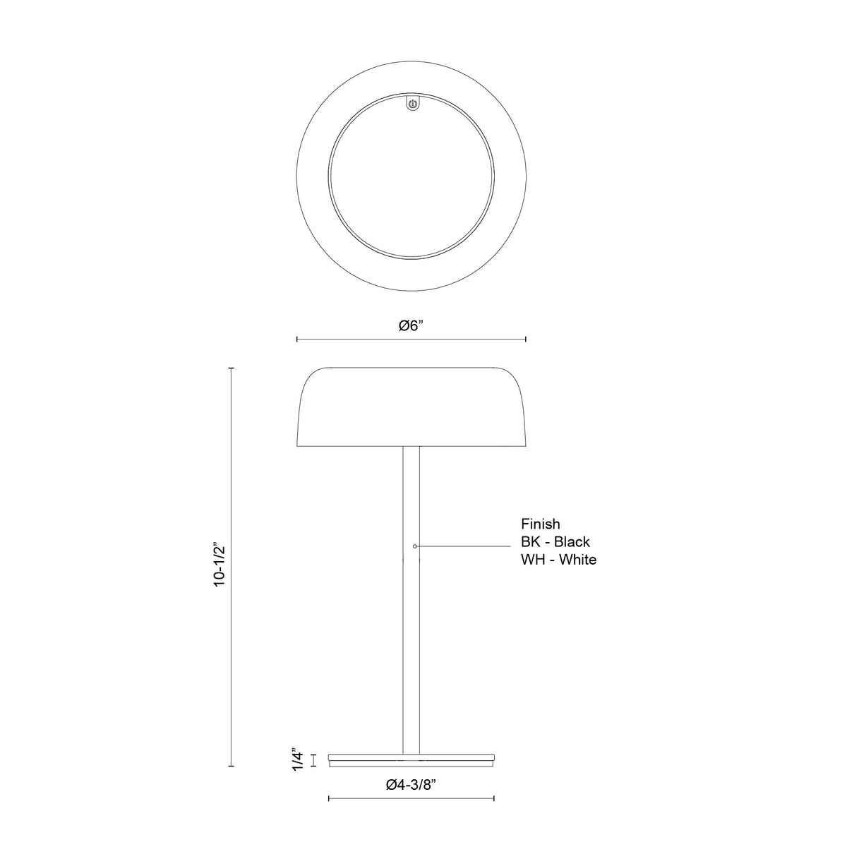 Lampe portable Brilla Blanc – vue 4