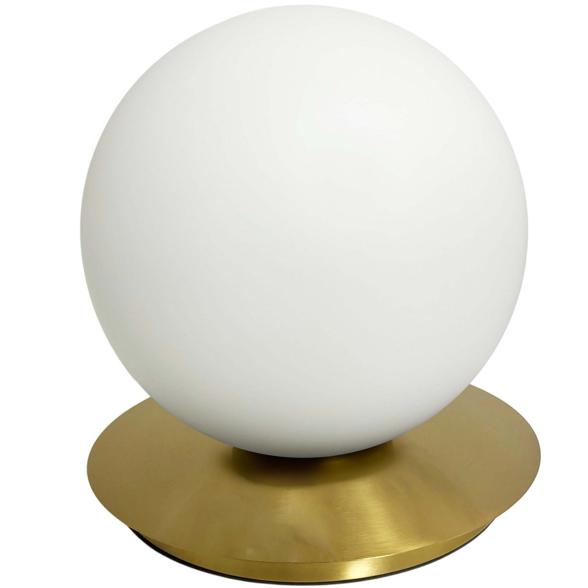 Lampe de table Burlat Laiton vieilli, 12 1/2", Blanc – Dainolite